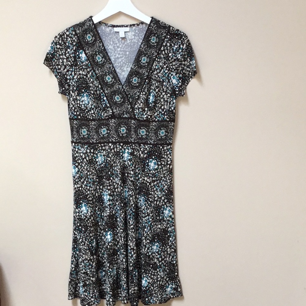 Morocco print Jersey flowy Dress